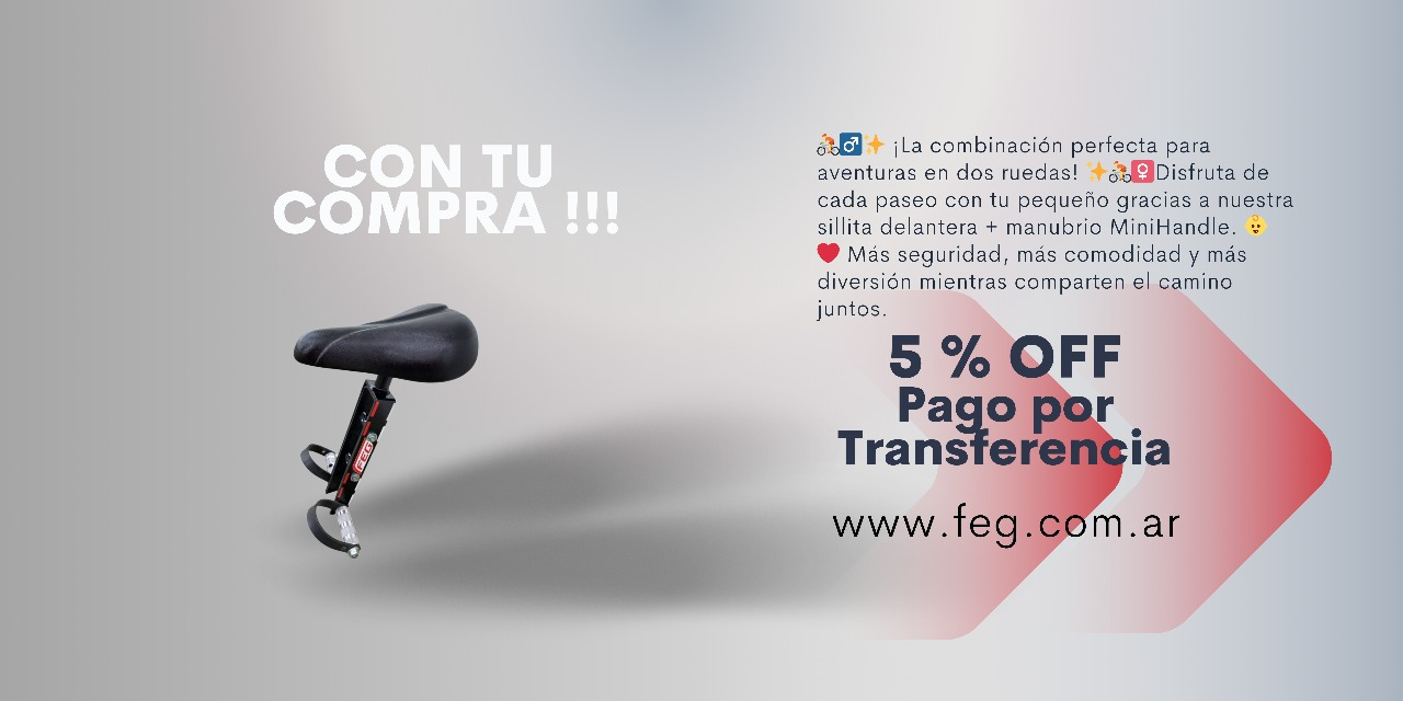 Sillita para bicicleta para niños